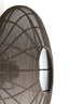 Ceiling lamp 40x17 cm BAHOTO matt dark brown
