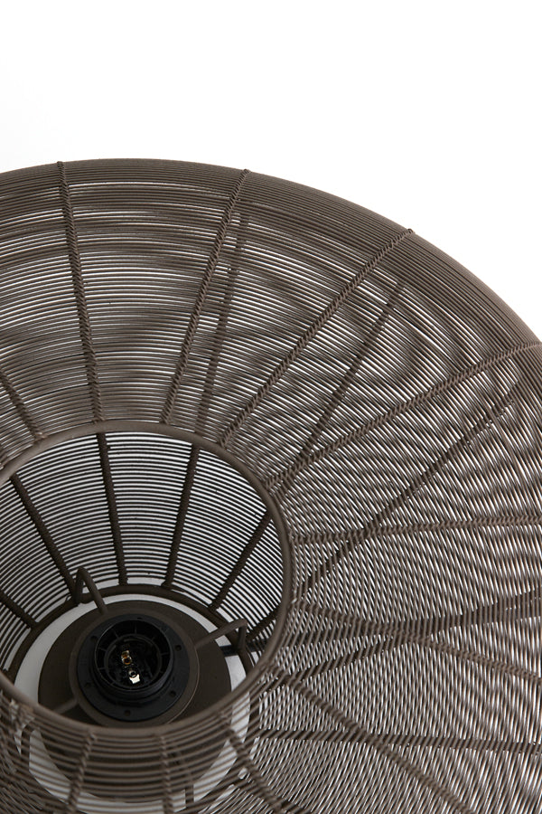 Ceiling lamp 40x17 cm BAHOTO matt dark brown