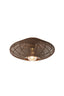 Ceiling lamp 40x17 cm BAHOTO matt dark brown