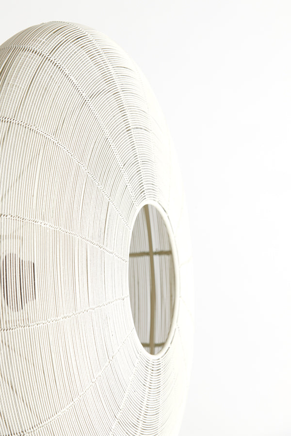 Ceiling lamp 51x18 cm BAHOTO matt cream