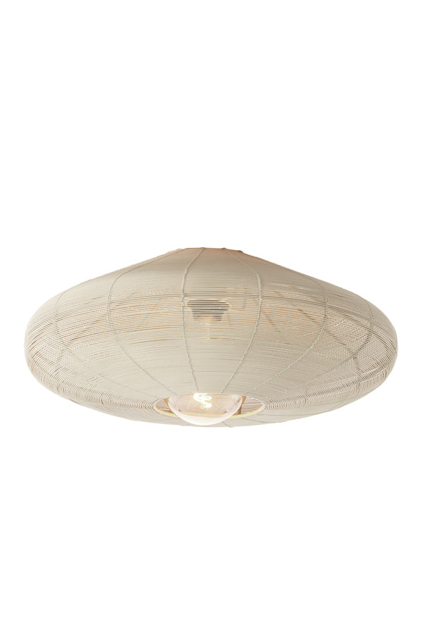 Ceiling lamp 51x18 cm BAHOTO matt cream