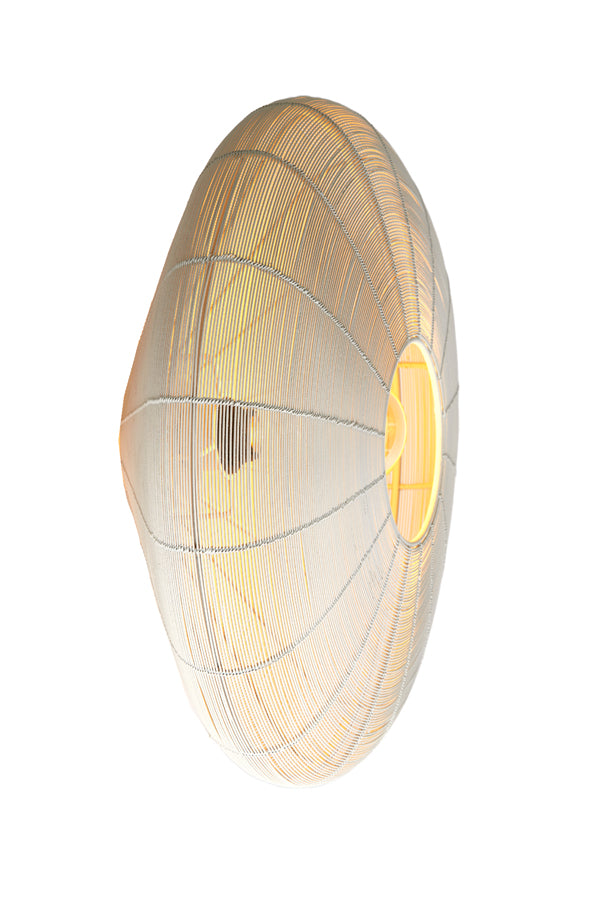 Ceiling lamp 51x18 cm BAHOTO matt cream