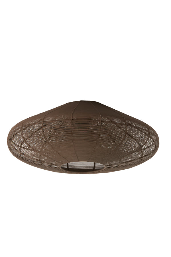 Ceiling lamp 51x18 cm BAHOTO matt dark brown