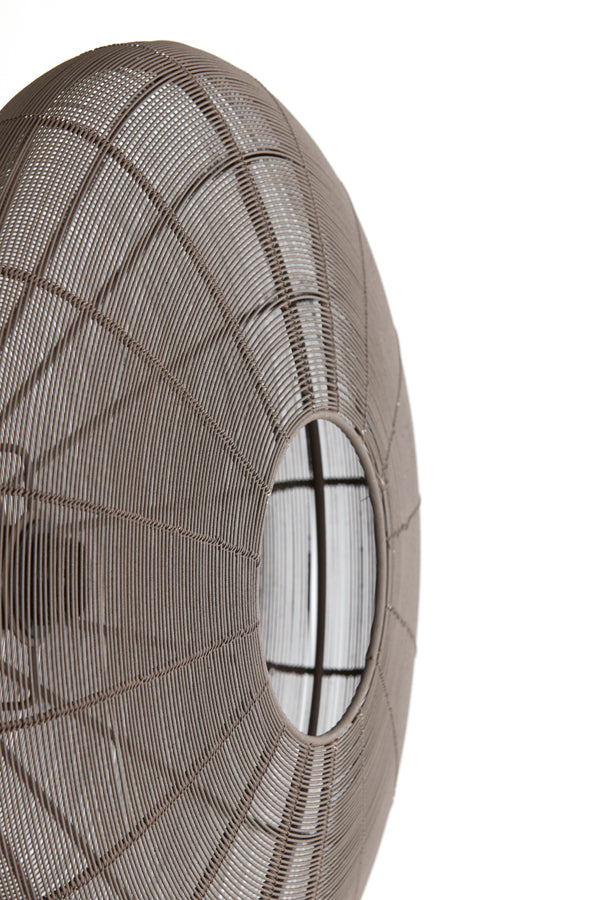Ceiling lamp 51x18 cm BAHOTO matt dark brown