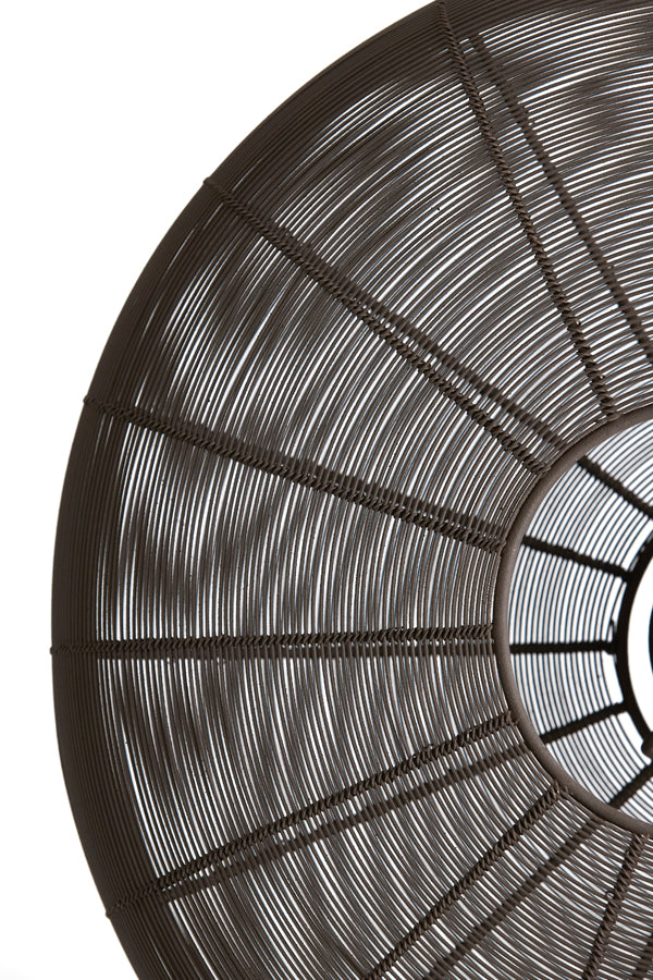 Ceiling lamp 51x18 cm BAHOTO matt dark brown