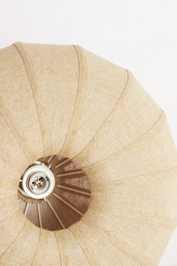 Ceiling lamp 40x21,5 cm ZOSIA linen natural