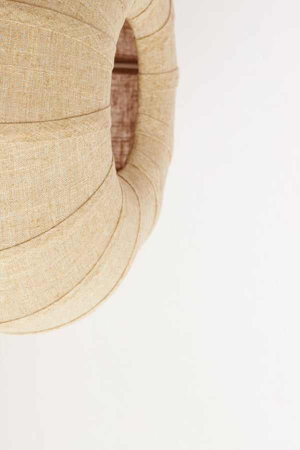 Ceiling lamp 40x21,5 cm ZOSIA linen natural