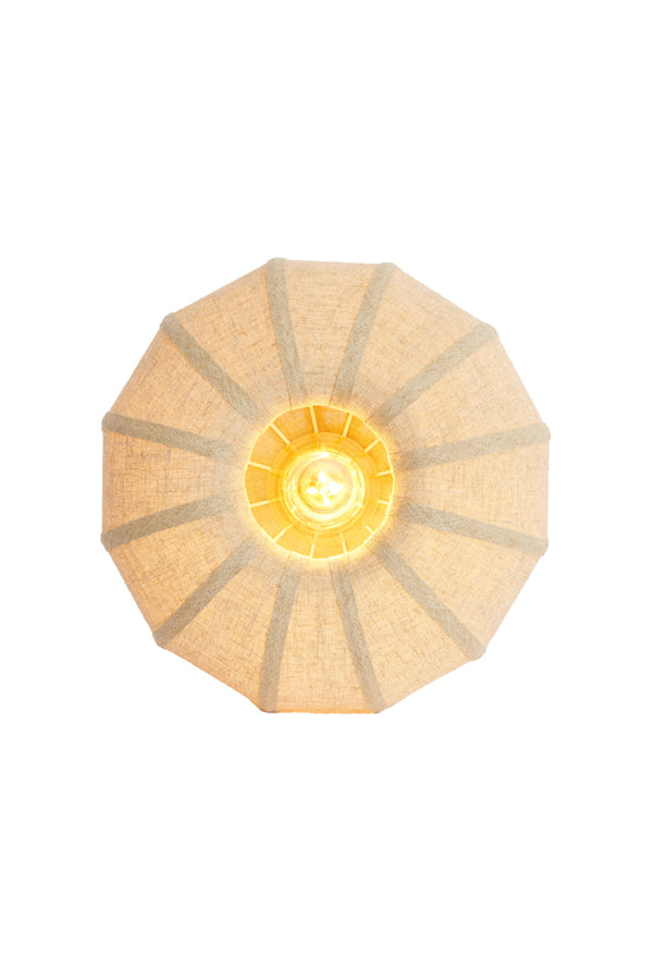 Ceiling lamp 40x21,5 cm ZOSIA linen natural