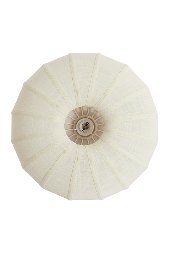 Ceiling lamp 50x24,5 cm ZOSIA linen cream