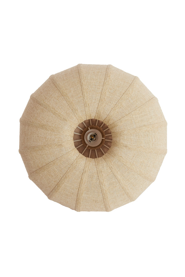 Ceiling lamp 50x24,5 cm ZOSIA linen natural