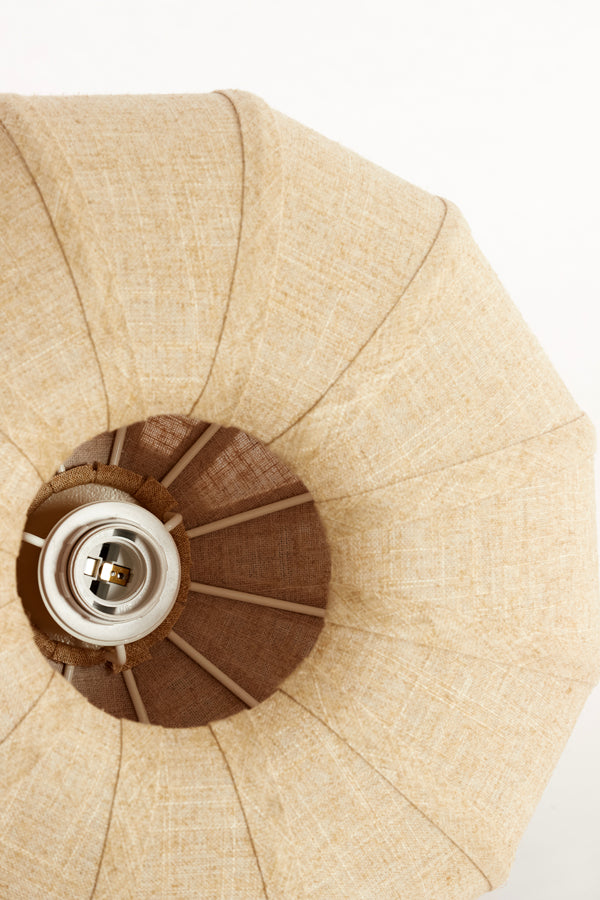Ceiling lamp 50x24,5 cm ZOSIA linen natural