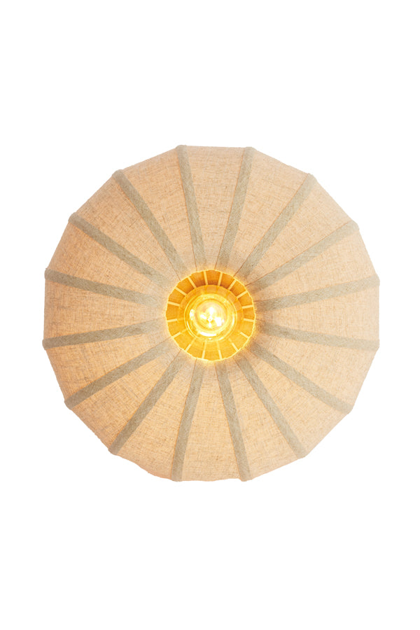 Ceiling lamp 50x24,5 cm ZOSIA linen natural