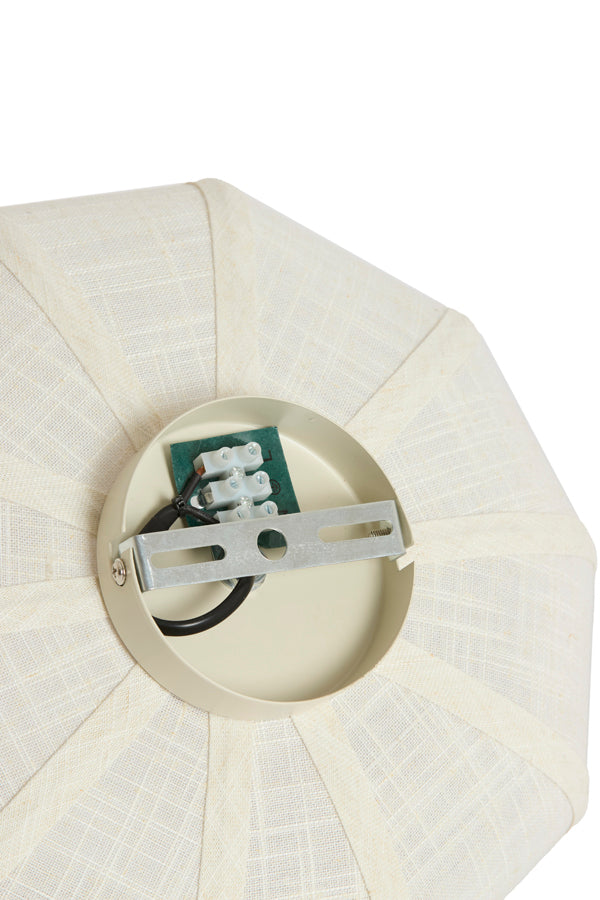 Ceiling lamp 30x18 cm ZOSIA linen cream