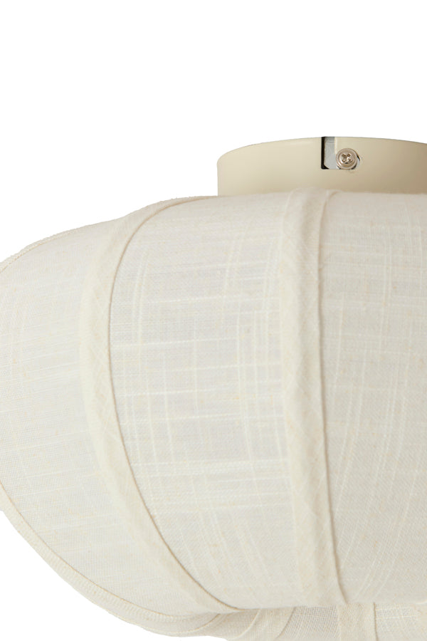 Ceiling lamp 30x18 cm ZOSIA linen cream