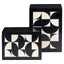 Storage box Rae black/white (Set of 2)