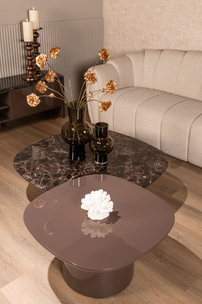 End table Almundi chocolat brown