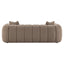 Sofa Hogan mocca chunky 3-seater fire retardant