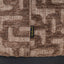 Lounge chair Franny brown labyrinth