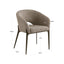 Dining chair Kenzi brown tweed 