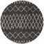 Moroccan Dark Grey Shaggy Rug | 940