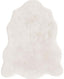 Luxury White Faux Fur Rug