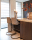 Bar stool Bolton brown tweed (Set of 2)