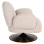 Lounge chair Kagney biscotti swivel