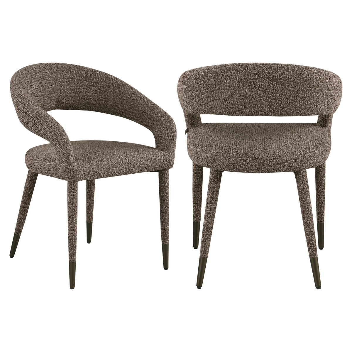 Dining chair Gia brown chunky 
