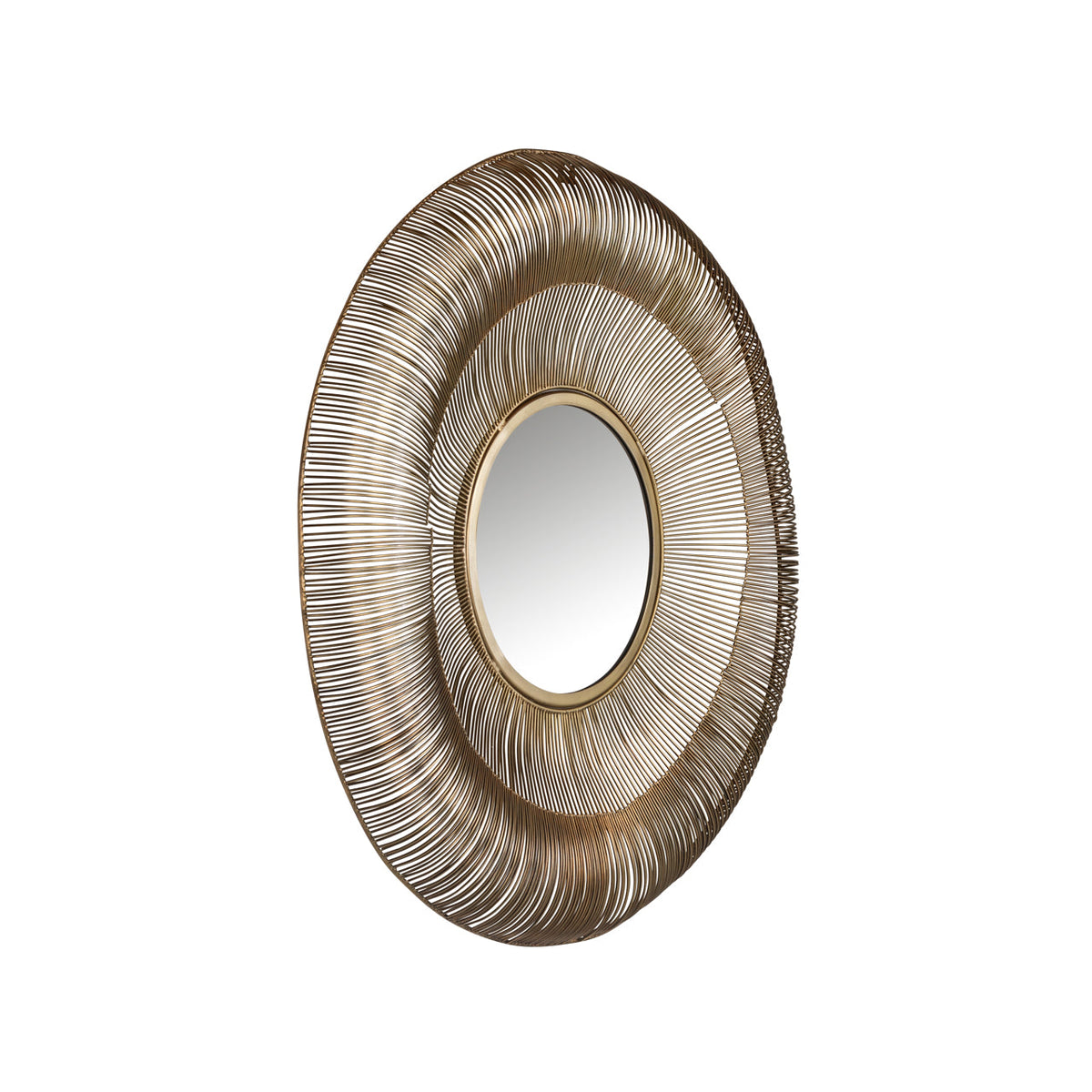 Mirror Aliza brushed gold 76Ø