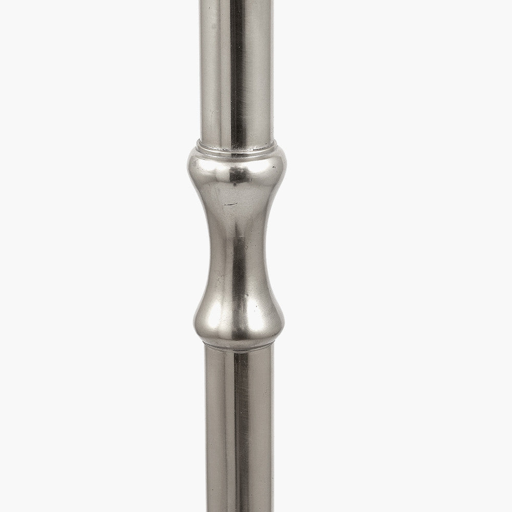 Trafalgar Nickel Palm Tree Floor Lamp Base Only