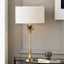 Trafalgar Gold Metal Palm Tree Table Lamp