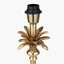 Trafalgar Gold Metal Palm Tree Table Lamp