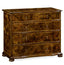 Oyster veneer large chest of drawers