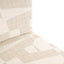 Dining chair Lorain beige graffic on wheels