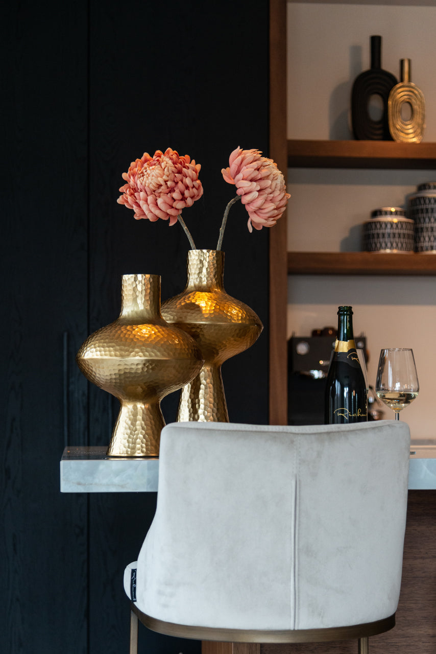 Vase Caitlyn gold large