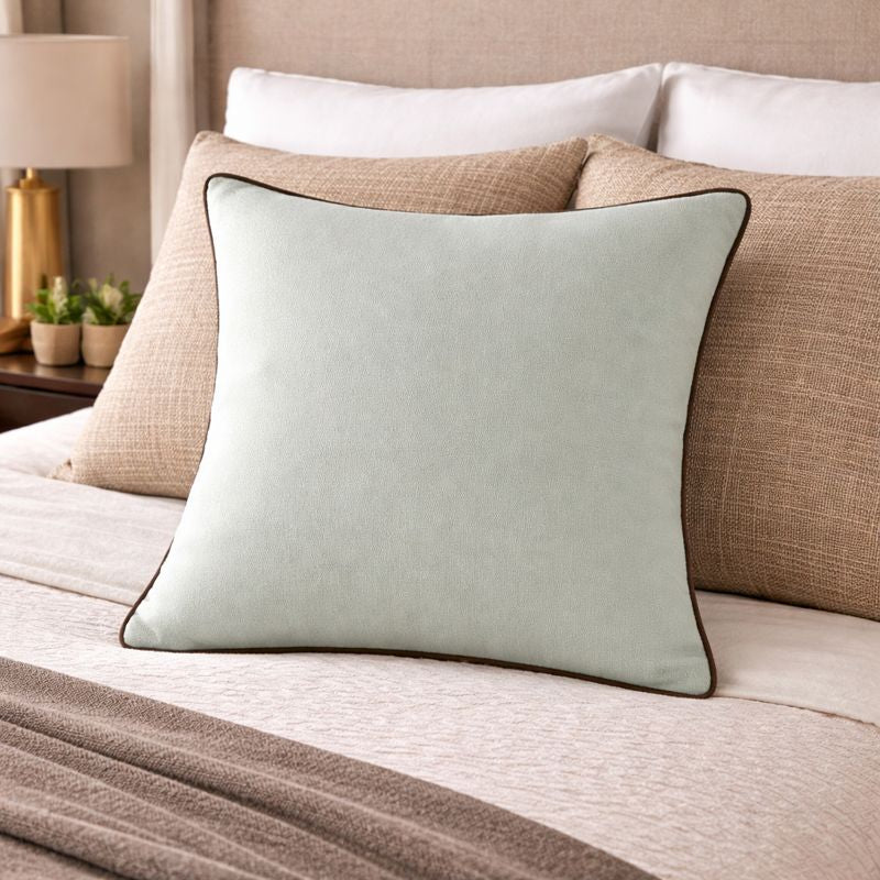 Malini Large Kivo Choc Cushion