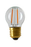 LED spherical 4,5x7 cm LIGHT 2W clear E27 dimmable