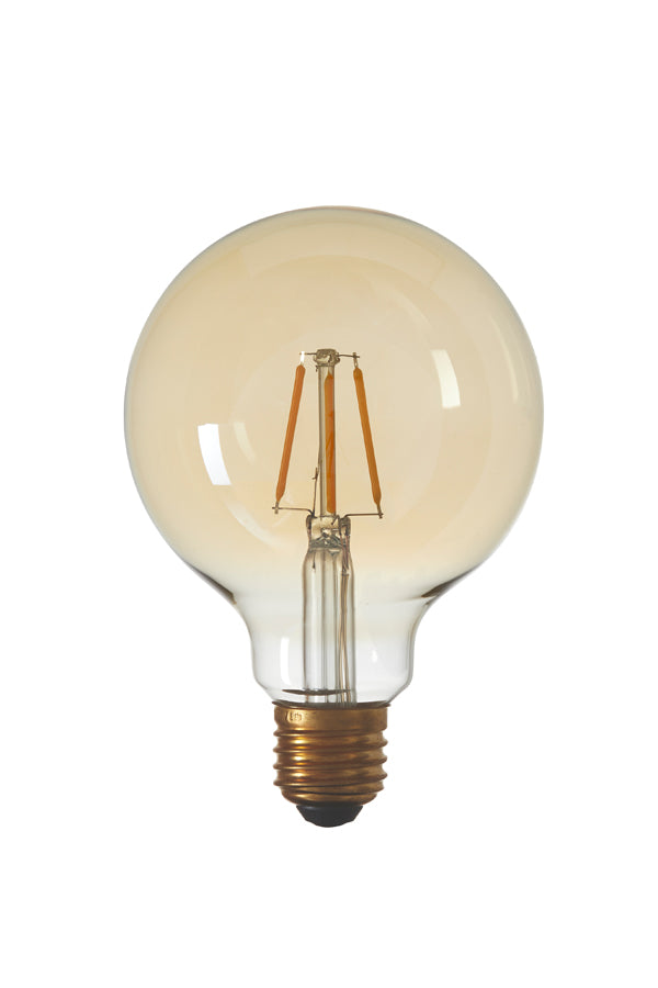 LED globe 9,5x13 cm LIGHT 3W amber E27 dimmable