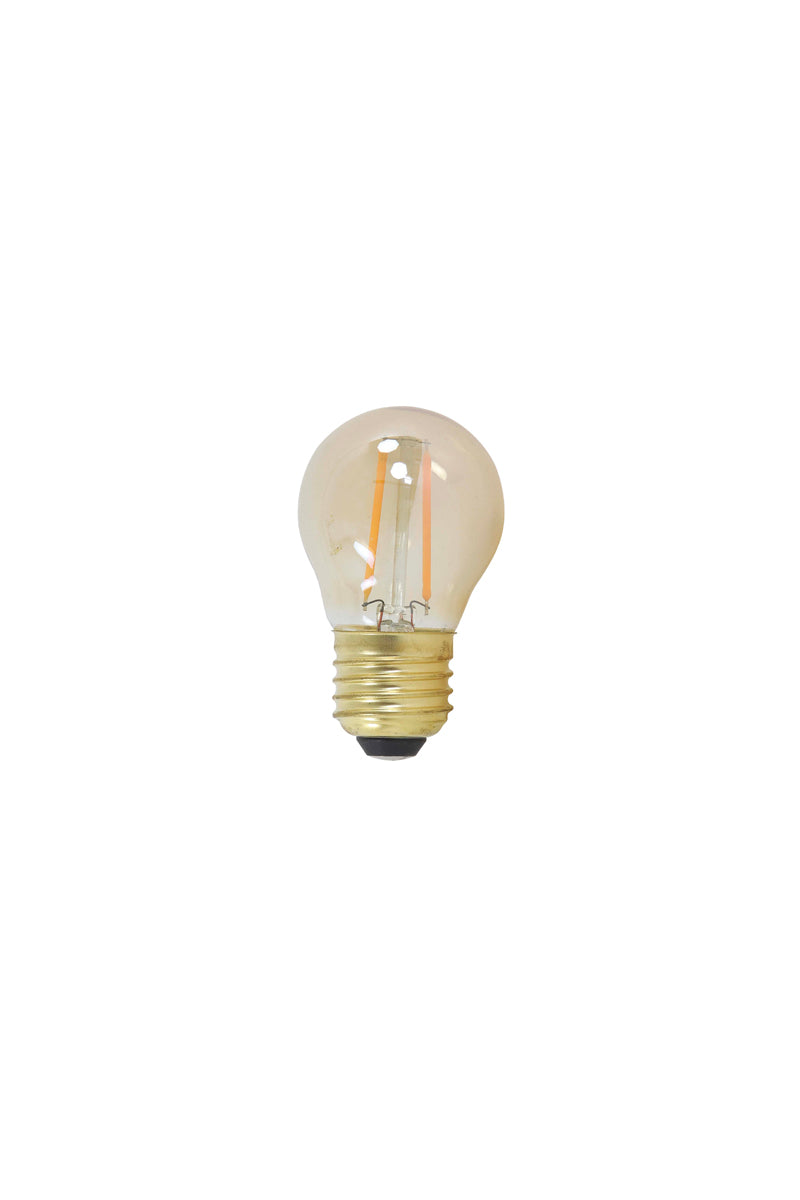LED spherical 4,5x7,5 cm LIGHT 2W amber E27 dimmable