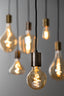 Deco LED globe 9,5x14 cm LIGHT 4W amber E27 dimmable