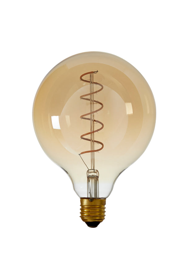 Deco LED globe 12,5x17,5 cm LIGHT 4W amber E27 dimmable