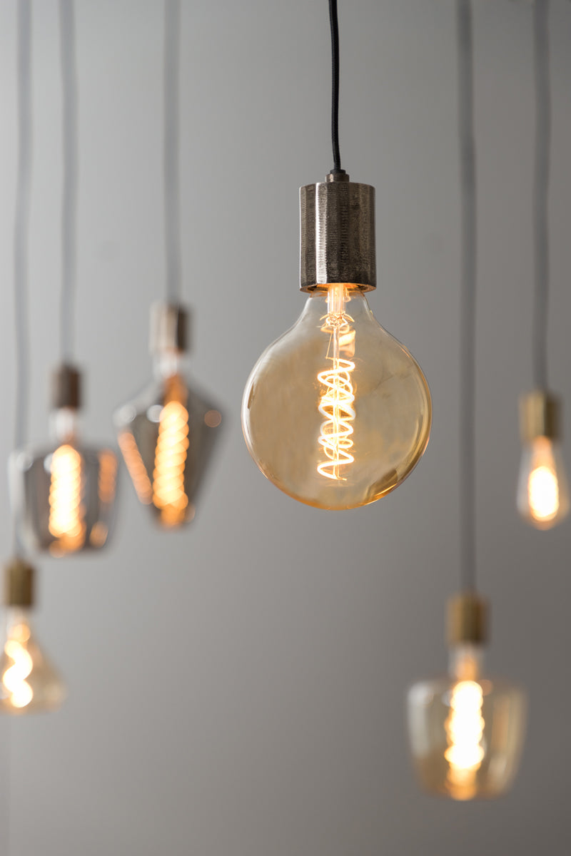 Deco LED globe 12,5x17,5 cm LIGHT 4W amber E27 dimmable