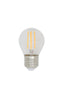 LED spherical 4,5x8 cm LIGHT 4W clear E27 dimmable