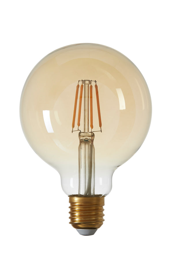 LED globe 9,5x14 cm LIGHT 4W amber E27 dimmable