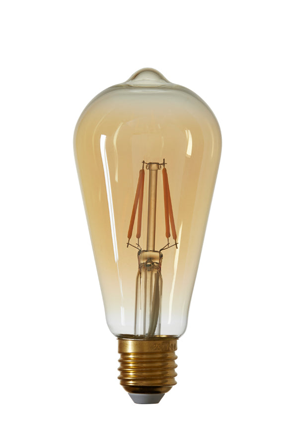 LED angular 6,5x14,5 cm LIGHT 4W amber E27 dimmable