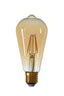 LED angular 6,5x14,5 cm LIGHT 4W amber E27 dimmable
