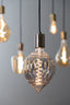 Deco LED globe 16x25 cm BAROQUE 4W smoked E27 dimmable