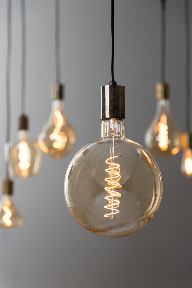 Deco LED globe 20x28 cm LIGHT 4W amber E27 dimmable
