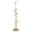 Floor lamp Luva brushed gold