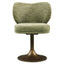 Dining chair Amely pistache softweave swivel